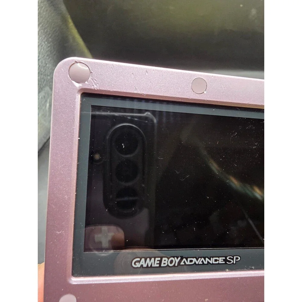 Nintendo Game Boy Advance SP AGS-101 Pearl Pink + Original Charger